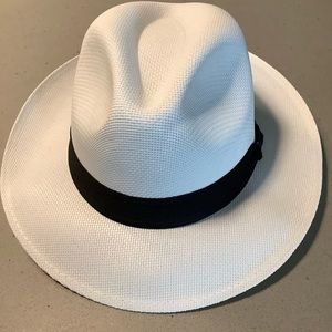 Brand new white Fedora hat